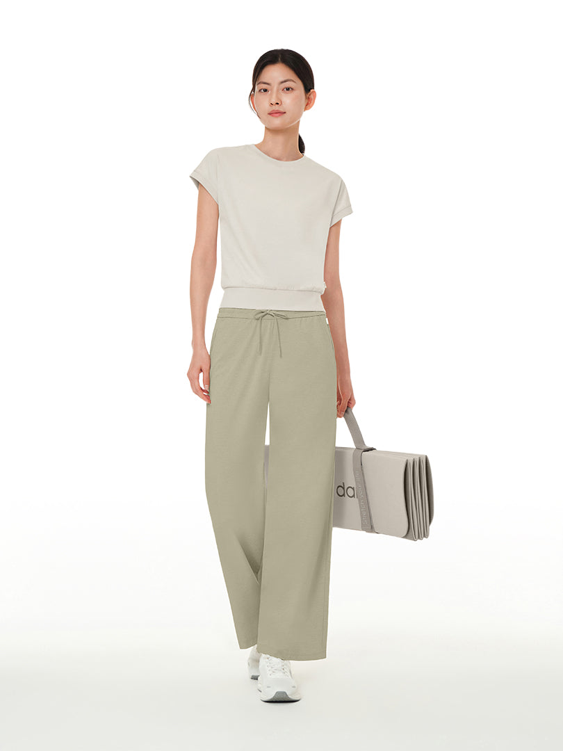 airy fit Short Sleeve Sweatshirt