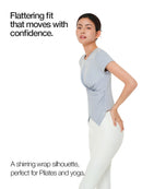 soft modal Cross Wrap Short Sleeve