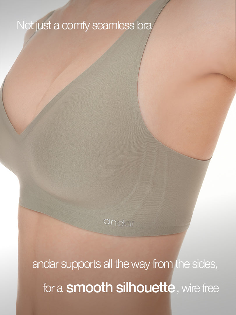 All-Day Fit Hook & Eye Bra (Built-In Pads)