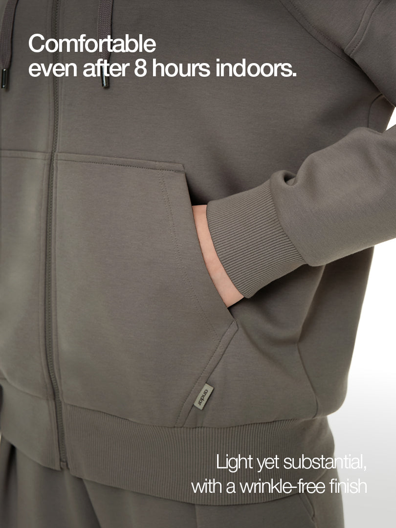 mildmooth Oversized Full-Zip Hoodie