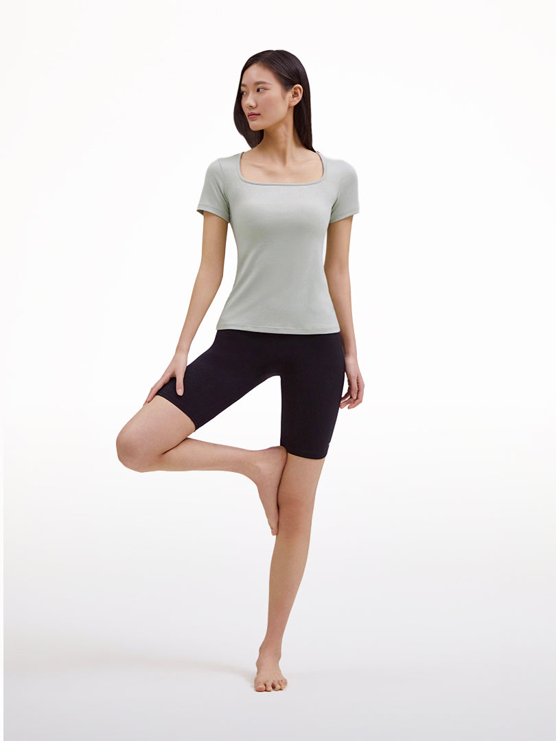 [3 SET] 2 Airy Fit Light Short Sleeves & 1 Airywin Biker Shorts