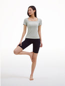 [3 SET] 2 Airy Fit Light Short Sleeves & 1 Airywin Biker Shorts