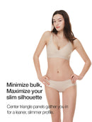 [5 SET] All-Day Fit C–D Cup Bra (Hook & No-hook) & Panty