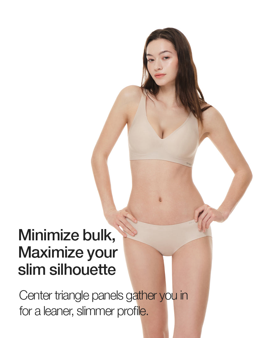 [3 SET] All-Day Fit C–D Cup Bra (Hook & No-hook) & Panty