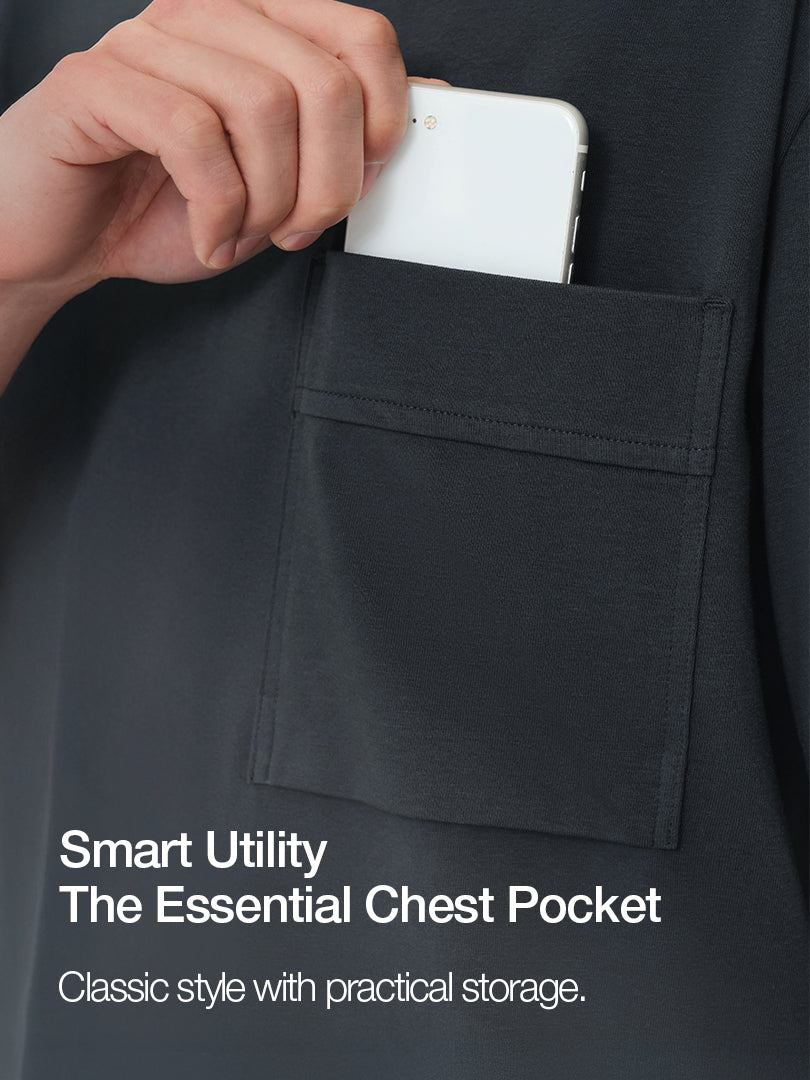 [2 SET] Men's Stay-Cool Pocket Short Sleeve