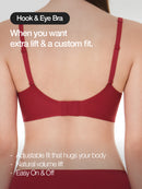 [2 SET] All-Day Fit Bra (Hook & No-Hook) & Panty