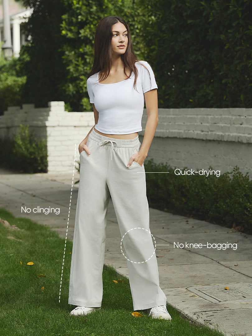 Airy Fit Wide Leg Pants (Long)