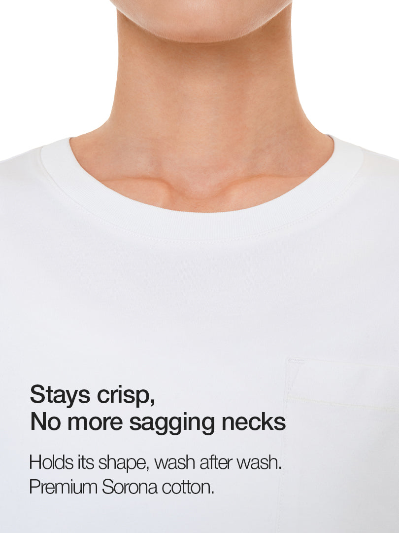 Stay-Cool Pocket Cropped Short Sleeve