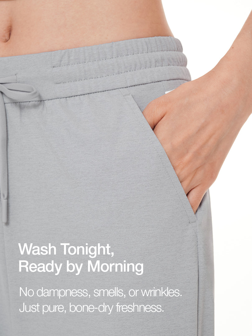 [SET] airy Fit Short Sleeve Sweatshirt & airy fit Wide Pants