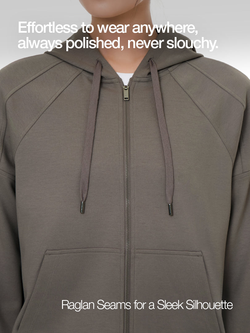 mildmooth Oversized Full-Zip Hoodie