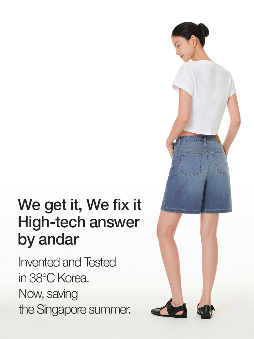 Ice airdenim Shorts (Knee Length)