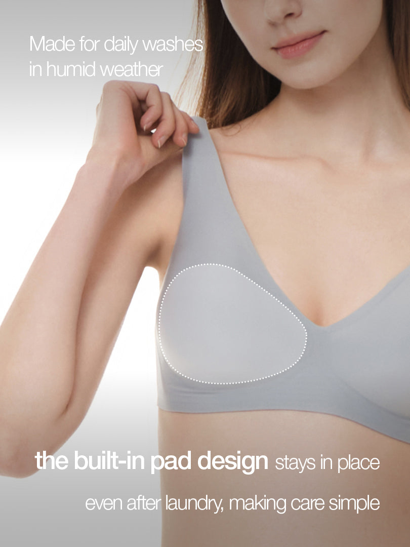 All-Day Fit Hook & Eye Bra (Built-In Pads)