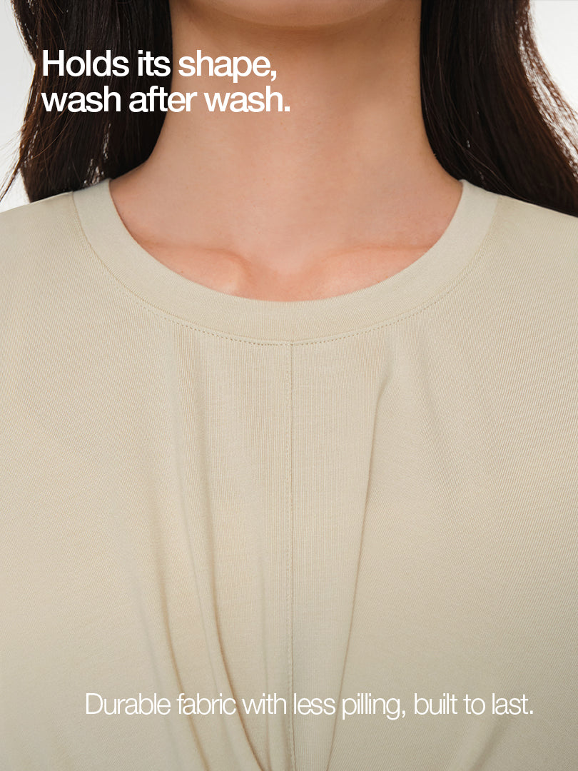 soft modal Cross Wrap Tank Top