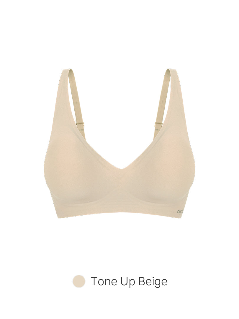 All-Day Fit Hook & Eye Bra (Built-In Pads)