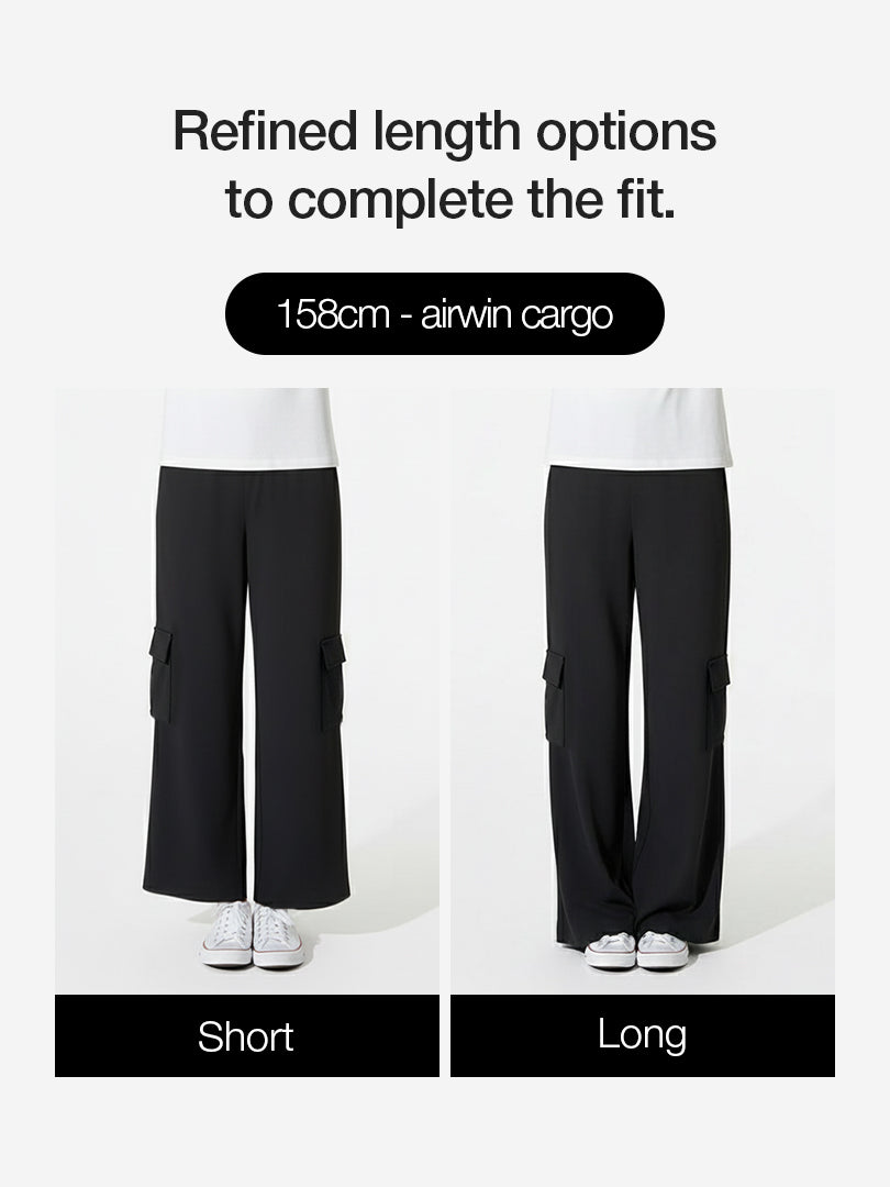 [2 SET] airywin Cargo Wide Pants & airywin Wide Pants