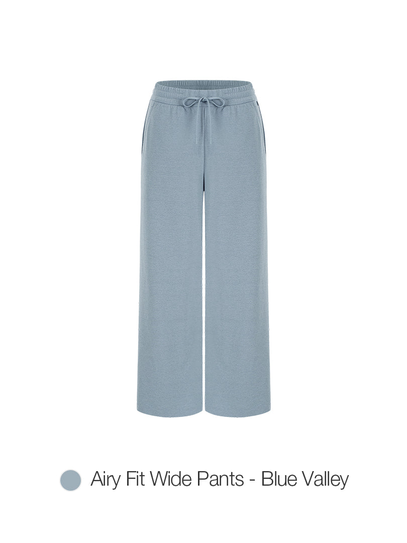 [2 SET] Airy Fit Wide Pants & Airywin Straight Pants