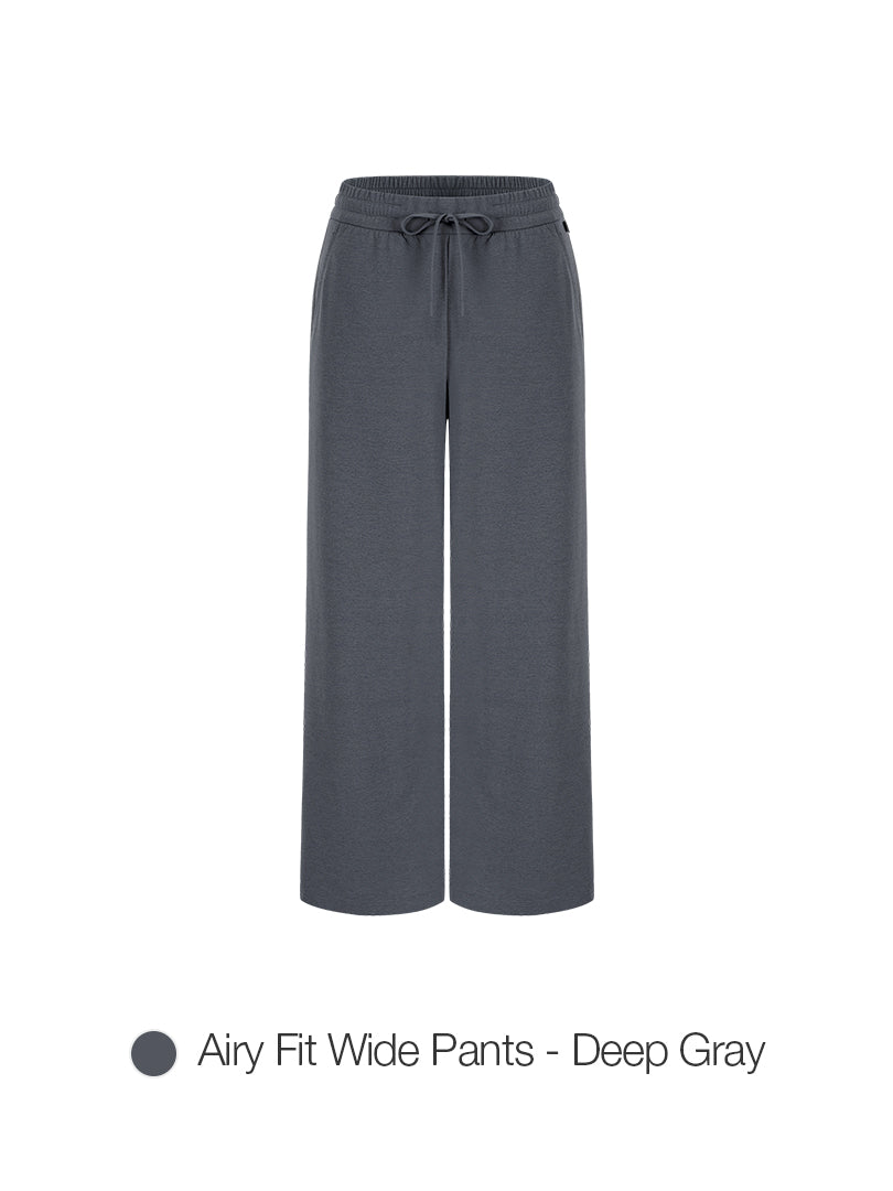 [2 SET] Airy Fit Wide Pants & Airywin Straight Pants