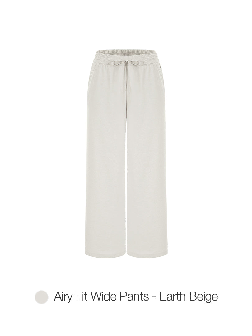[2 SET] Airy Fit Wide Pants & Airywin Straight Pants