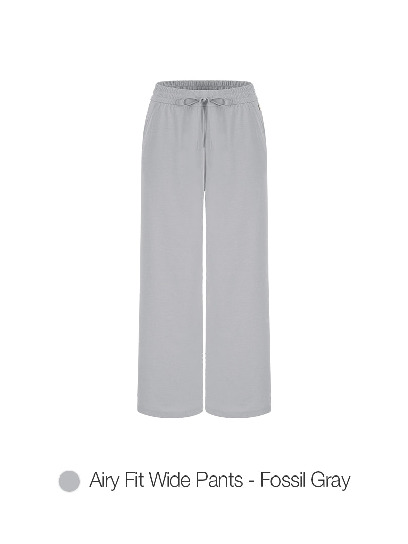 [2 SET] Airy Fit Wide Pants & Airywin Straight Pants