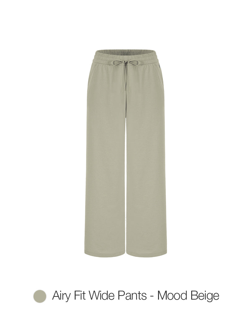 [2 SET] Airy Fit Wide Pants & Airywin Straight Pants