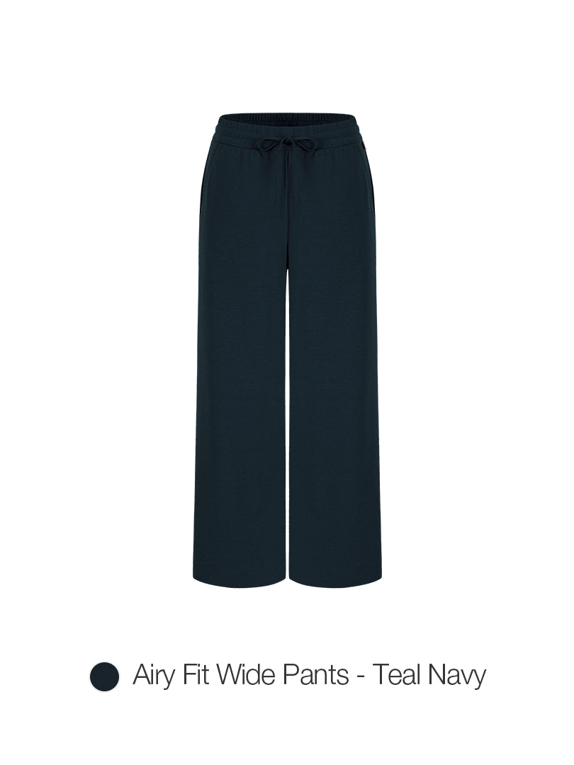 [2 SET] Airy Fit Wide Pants & Airywin Straight Pants