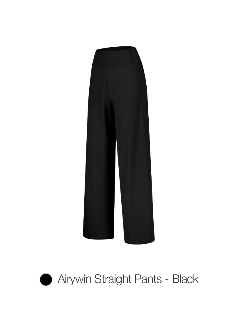 [2 SET] Airy Fit Wide Pants & Airywin Straight Pants