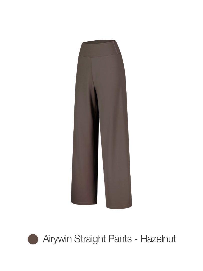 2 SET] airyfit Wide Pants & airywin Straight Pants – andar Singapore