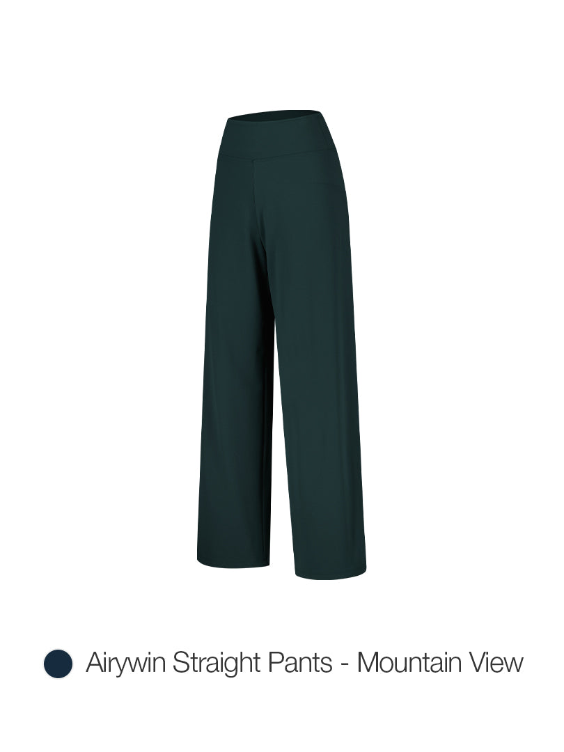 [2 SET] Airy Fit Wide Pants & Airywin Straight Pants
