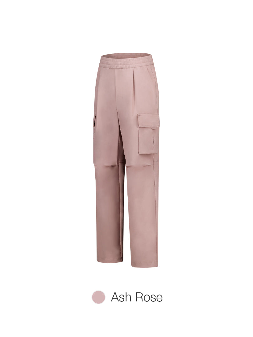 ★andar★ Airy Fit Sweat Two Way Cargo Pants Airst 2 Way Cargo Pants – andar Singapore