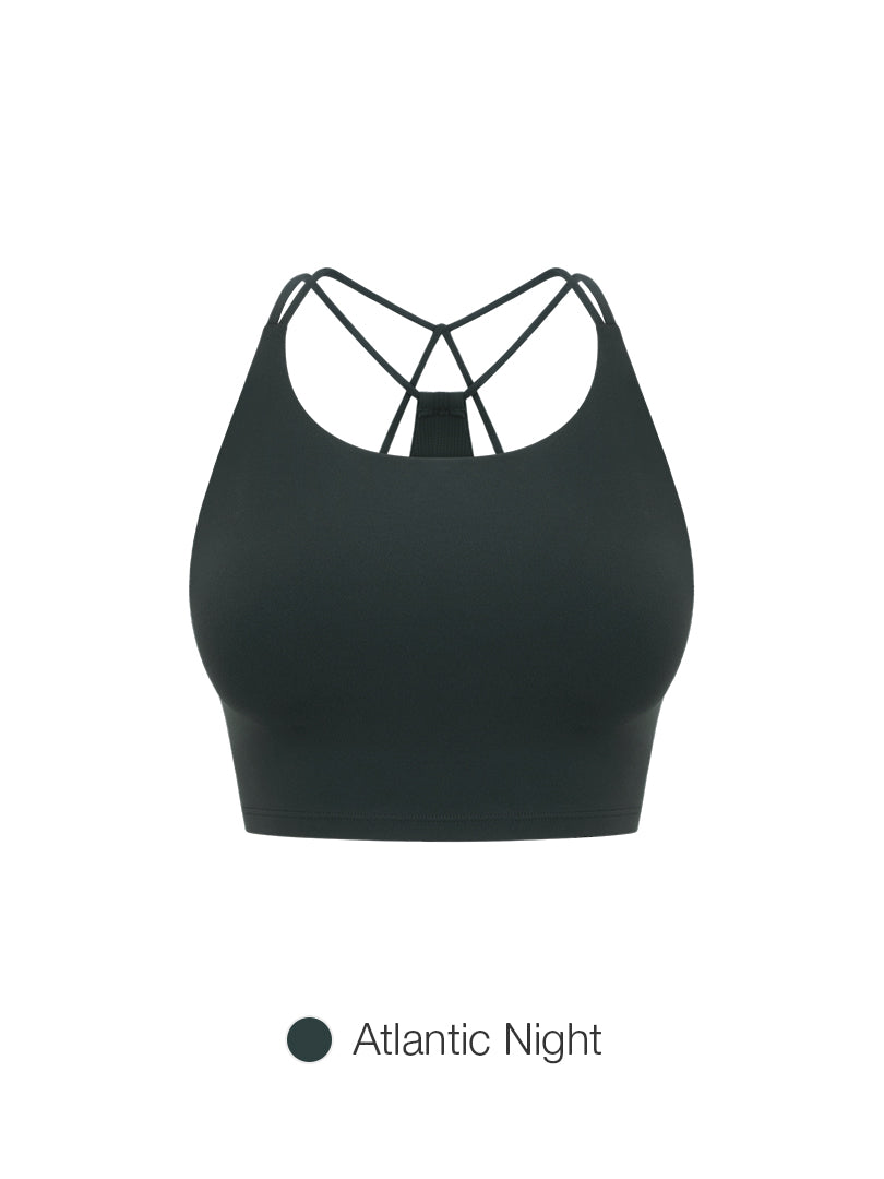 [2 SET] Softension Cross Back Longline Bra