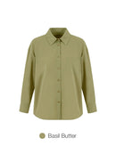 comfort fresh Oversized Long Sleeve Shirt