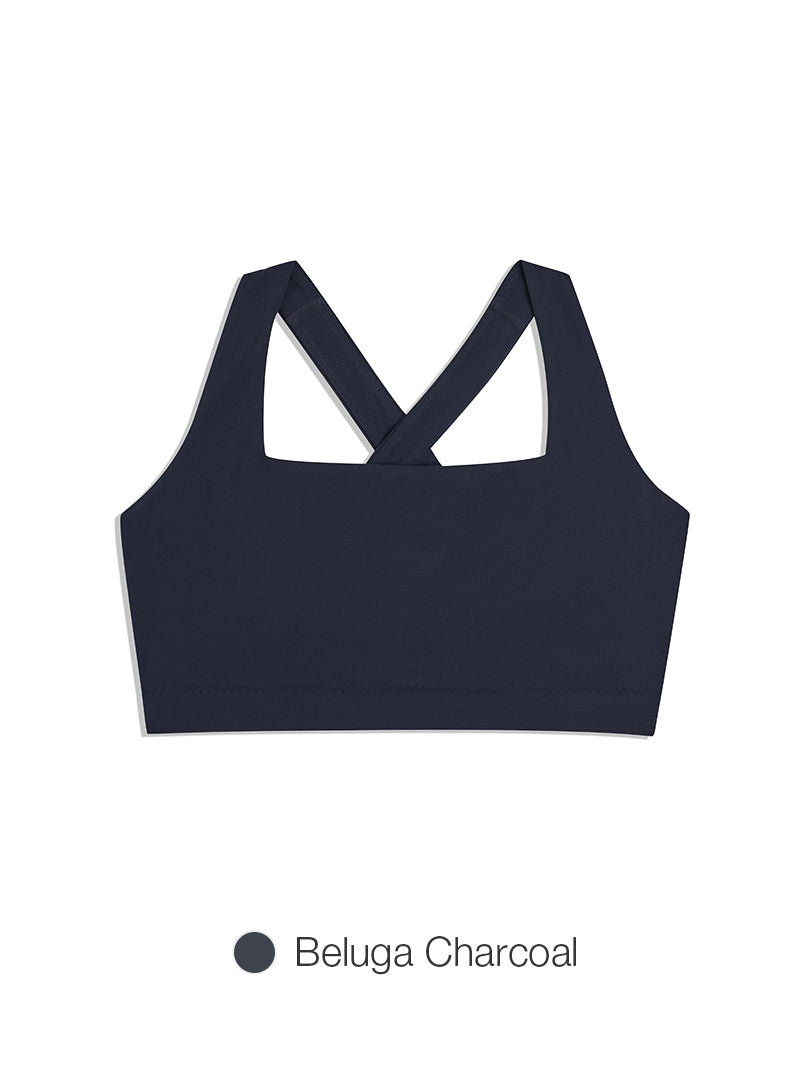 [SET] Airywin Square Neck Bra & Short Leggings