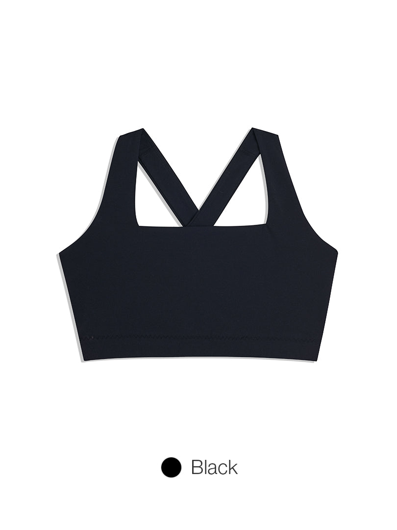 [SET] Airywin Square Neck Bra & Short Leggings