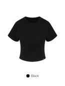 Cotton Roll-Up Short Sleeve Cover-Up