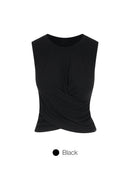 soft modal Cross Wrap Tank Top