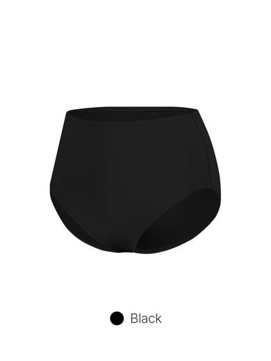 Solid Bikini Bottom (High-Waisted / Basic)