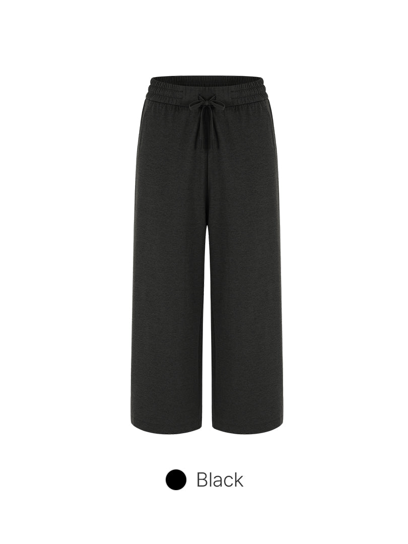 Airy Fit Wide Cropped Pants