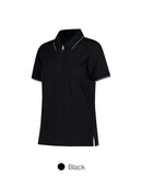 [2 SET] Airy Fit Half-Zip Short Sleeve Polo Shirt
