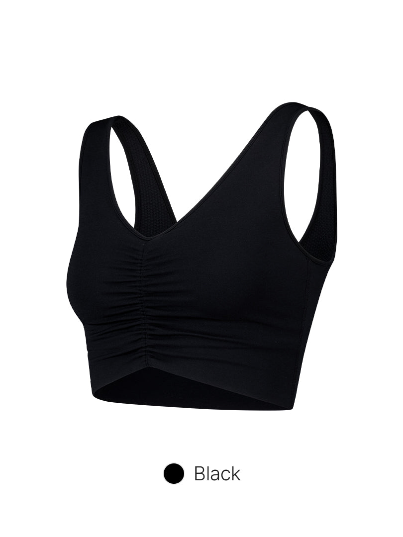 Airexpert Ruched Longline Bra