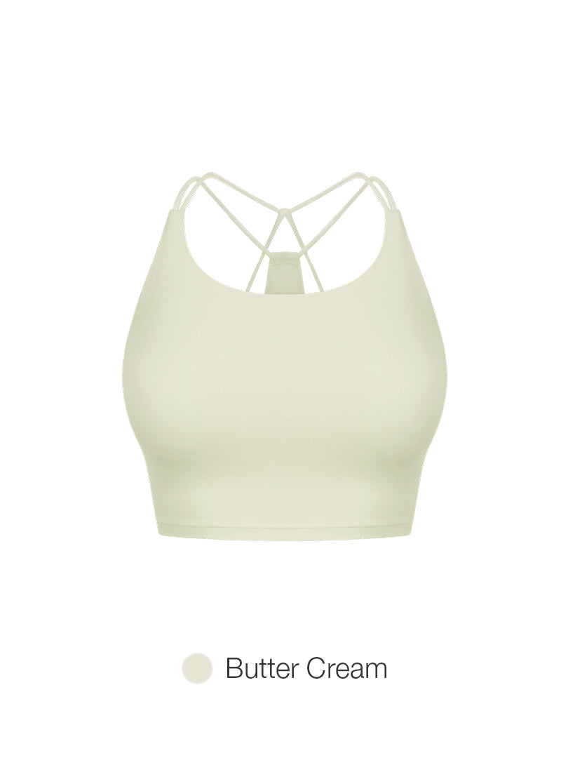 [2 SET] Softension Cross Back Longline Bra