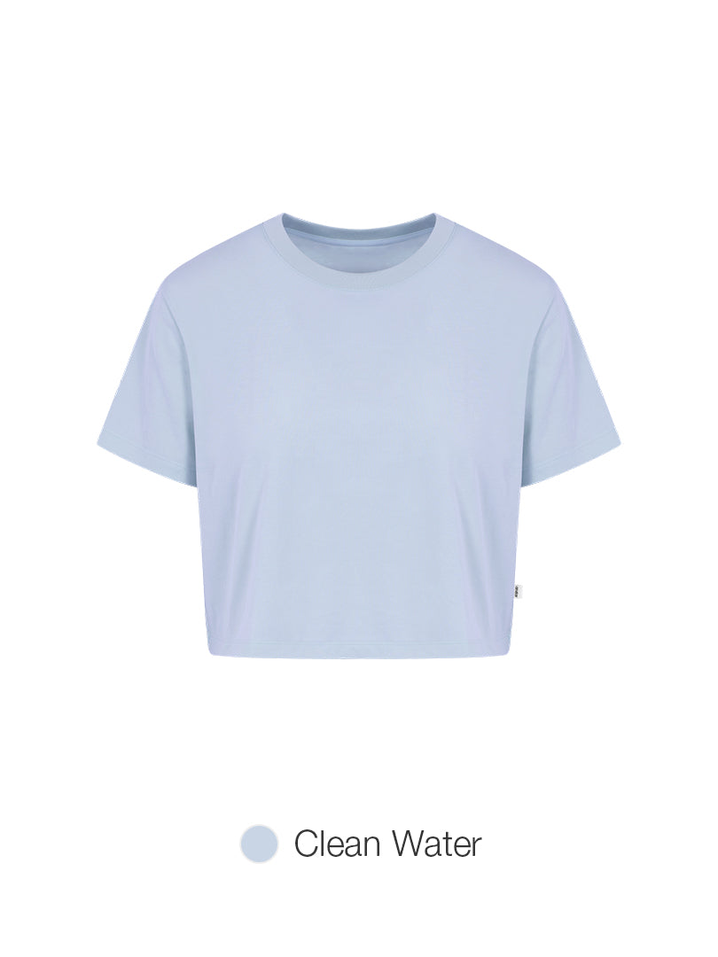[OUTLET] Airessential Cropped Short Sleeve