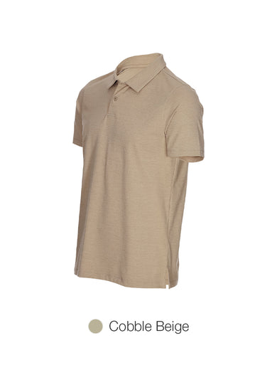 [2 SET] Men's Airy Fit Short Sleeve Polo Shirt