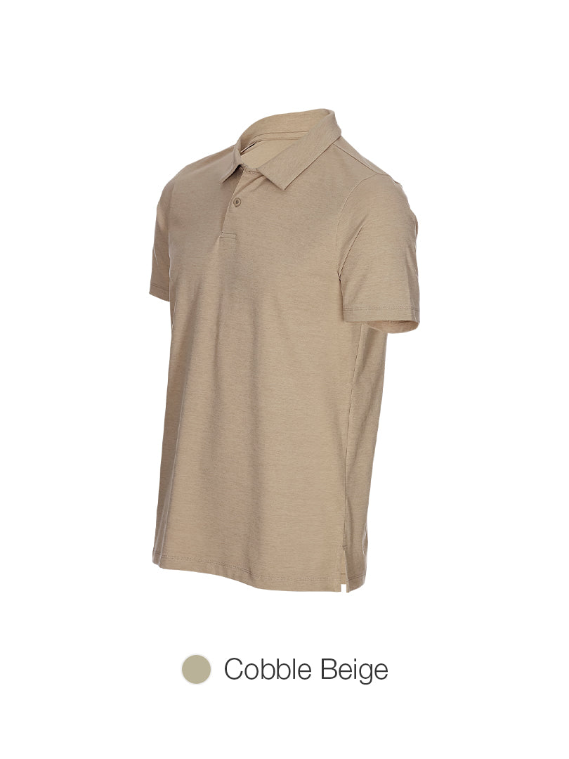 [2 SET] Men's Airy Fit Short Sleeve Polo Shirt