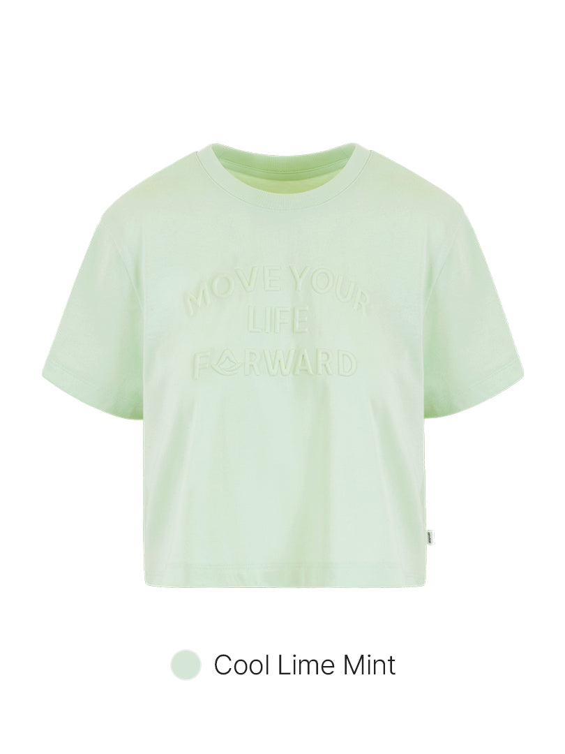 Airessential Move Your Life Forward Cropped Short Sleeve
