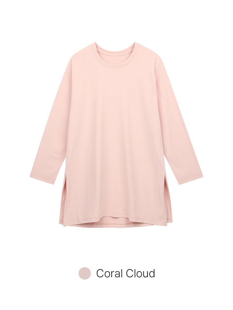 Airy Fit Side-Slit Long Sleeve