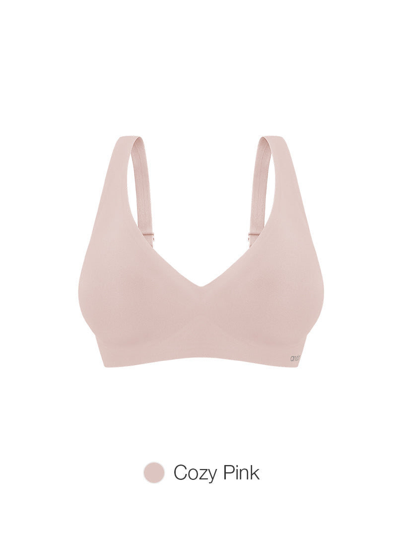 All-Day Fit Hook & Eye Bra (Built-In Pads)