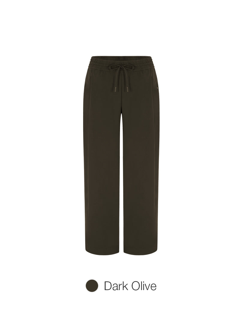 [SET] airst Wide Pants & Ribbed Sleeveless