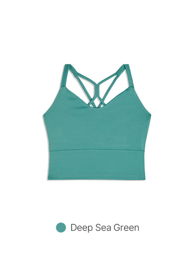 Be-Free Twist Back Longline Bra
