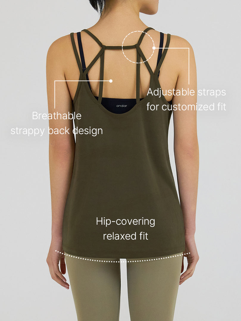 Modal Sustainable Strappy Tank Top