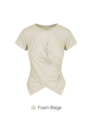 soft modal Cross Wrap Short Sleeve